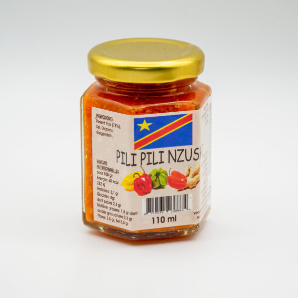 Nzushi Pilipili Ginger Paste 24x110ml